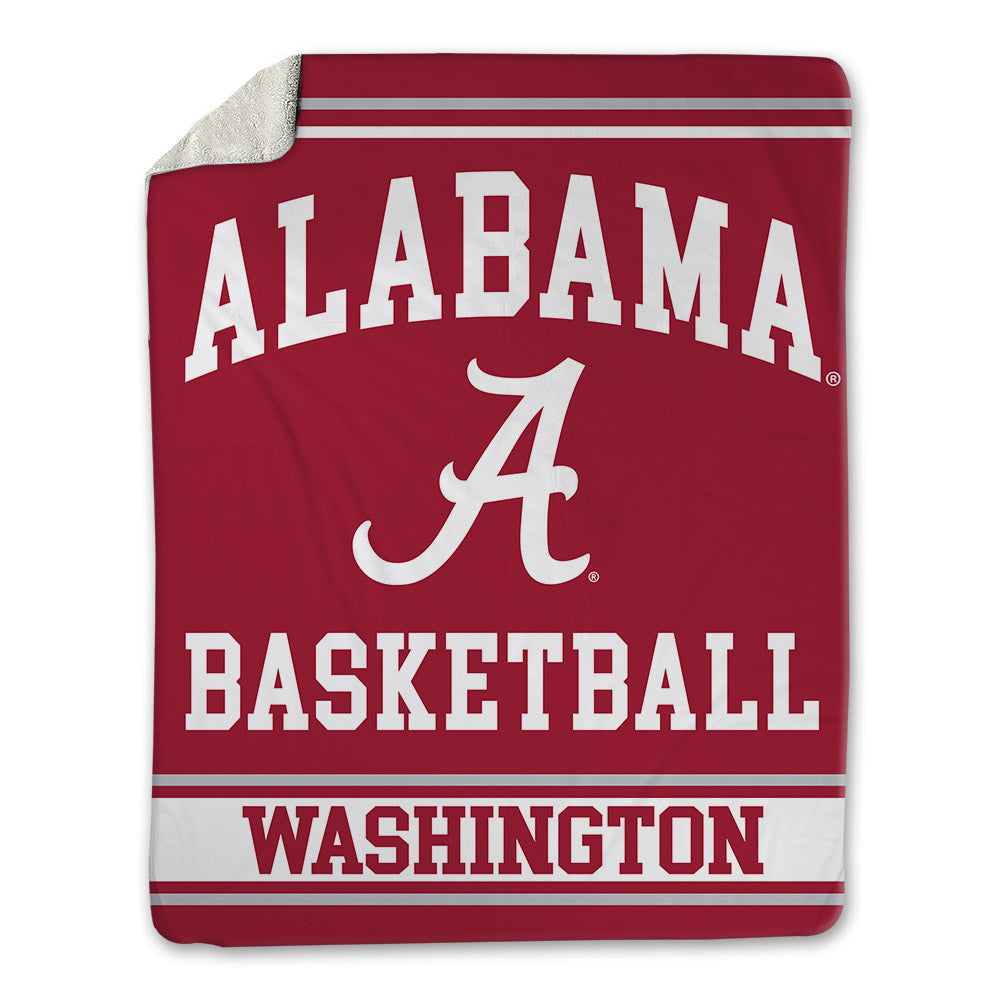 Alabama - Men's Basketball Alumni : Eric Washington - Blanket-0