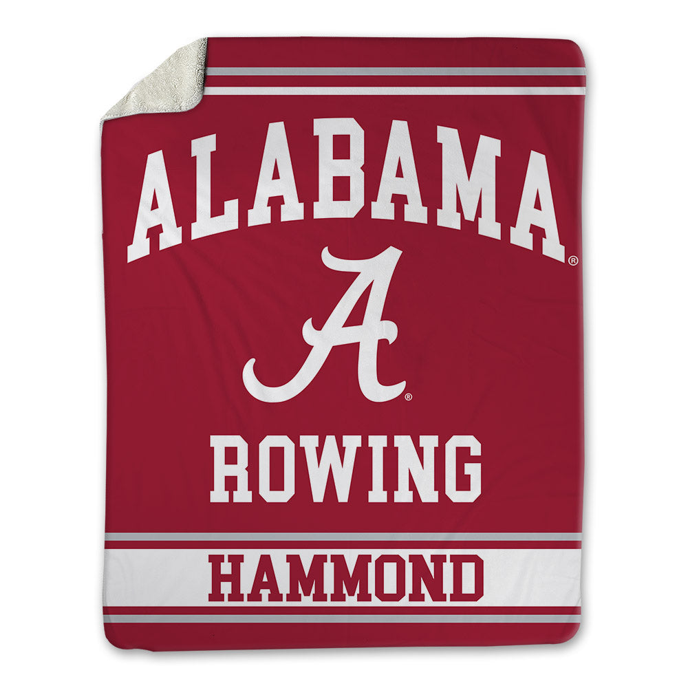 Alabama - NCAA Women's Rowing : Hayden Hammond - Blanket-0