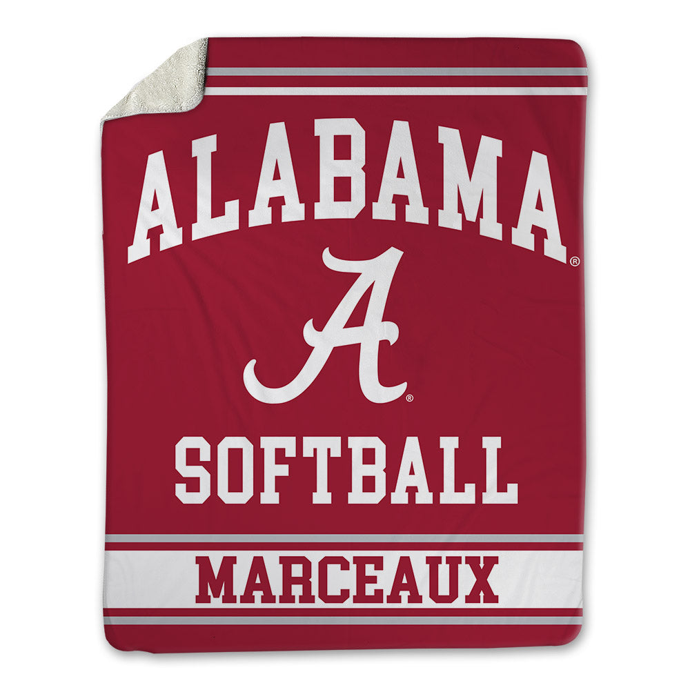 Alabama - NCAA Softball : Kennedy Marceaux - Blanket-0