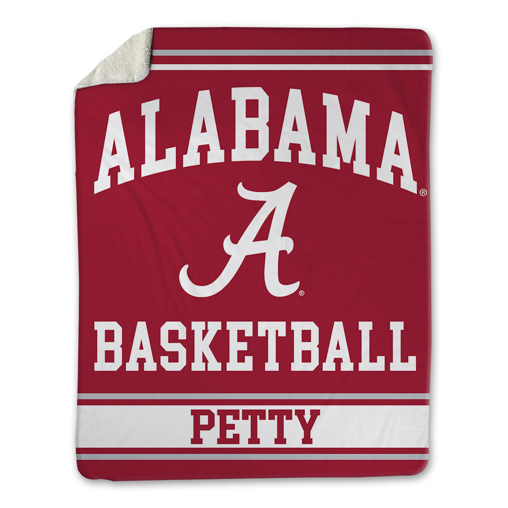Alabama - Men's Basketball Alumni : John Petty - Blanket-0
