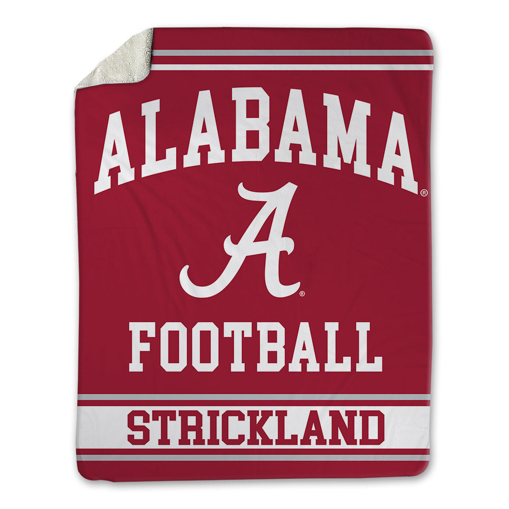 Alabama - Football Alumni : Chuck Strickland - Blanket-0