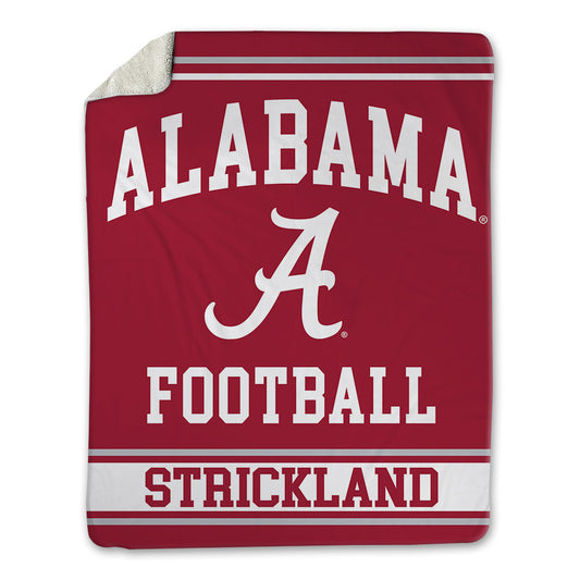 Alabama - Football Alumni : Chuck Strickland - Blanket-0