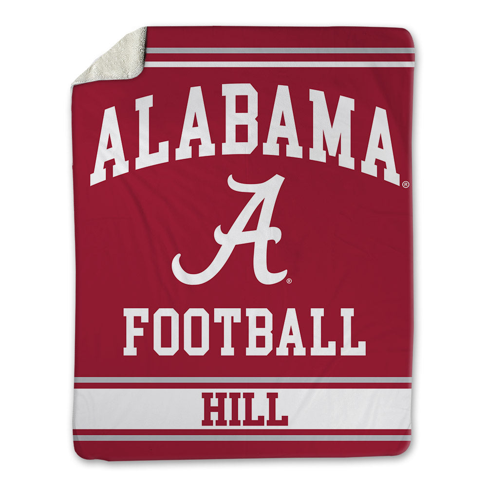 Alabama - NCAA Football : Edric Hill - Blanket-0