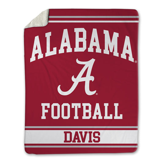 Alabama - Football Alumni : Johnny Davis - Blanket-0