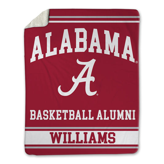 Alabama - Men's Basketball Alumni : Lucky Williams - Blanket-0