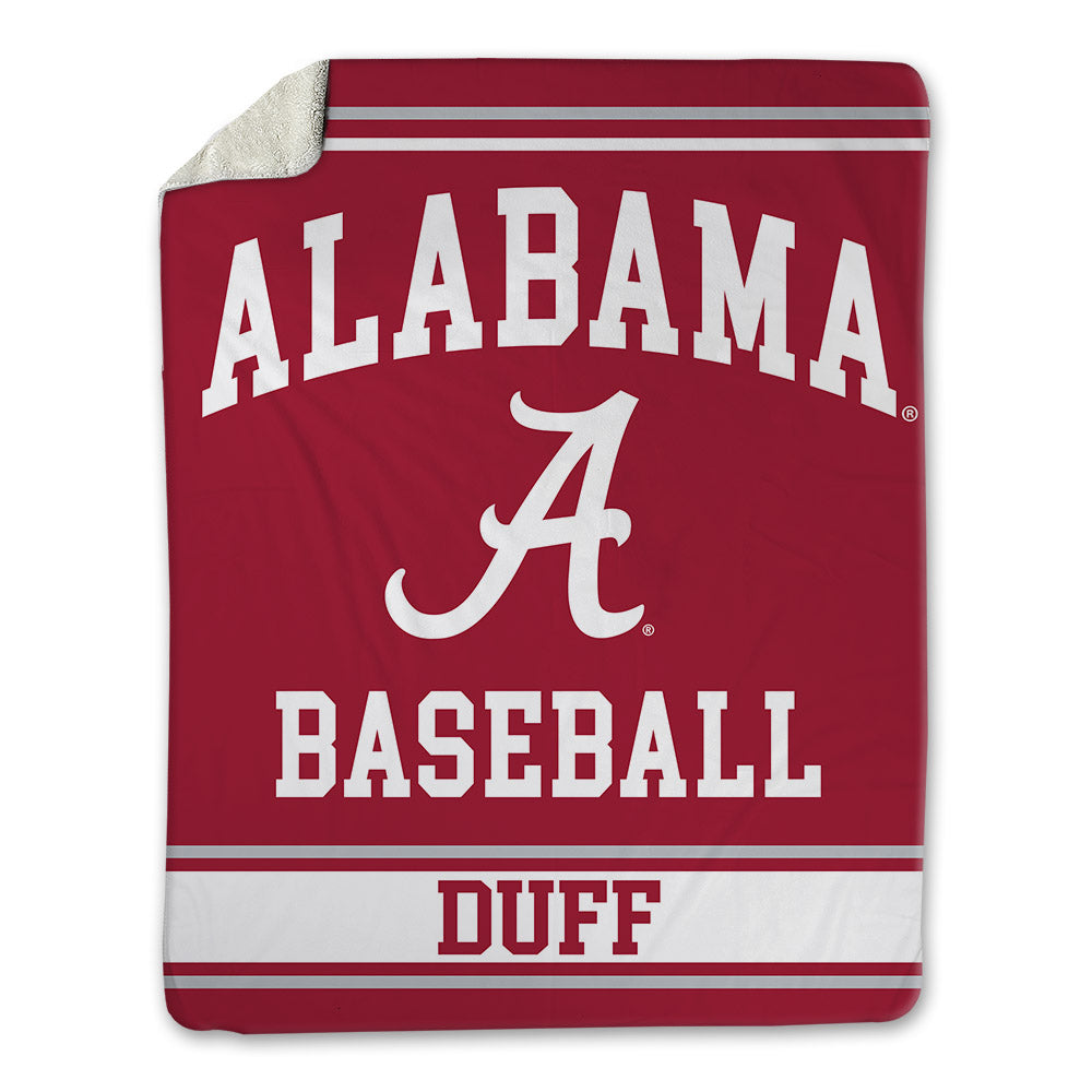 Alabama - NCAA Baseball : Ahmaad Duff - Blanket-0