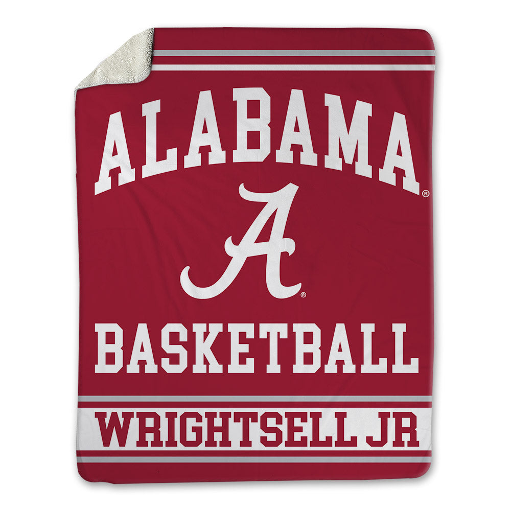 Alabama - NCAA Men's Basketball : Latrell Wrightsell Jr - Blanket-0