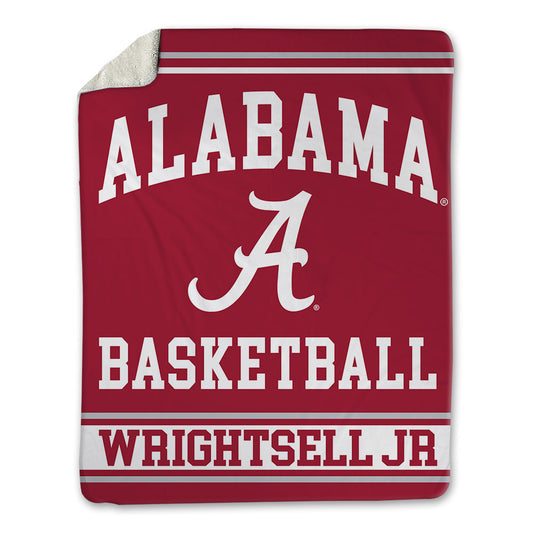 Alabama - NCAA Men's Basketball : Latrell Wrightsell Jr - Blanket-0