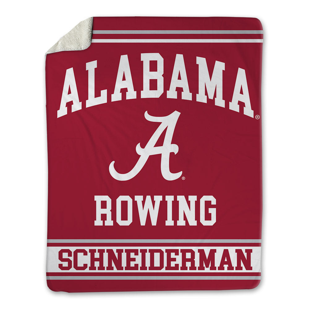 Alabama - NCAA Women's Rowing : Lauren Schneiderman - Blanket-0