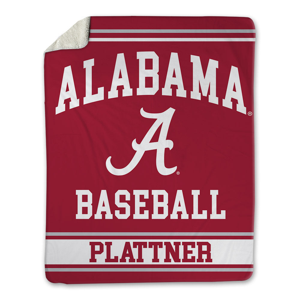 Alabama - NCAA Baseball : Will Plattner - Blanket-0