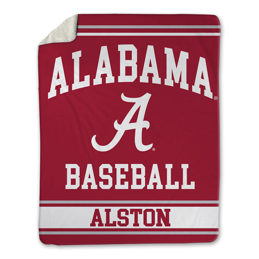 Alabama - NCAA Baseball : Ashton Alston - Blanket-0