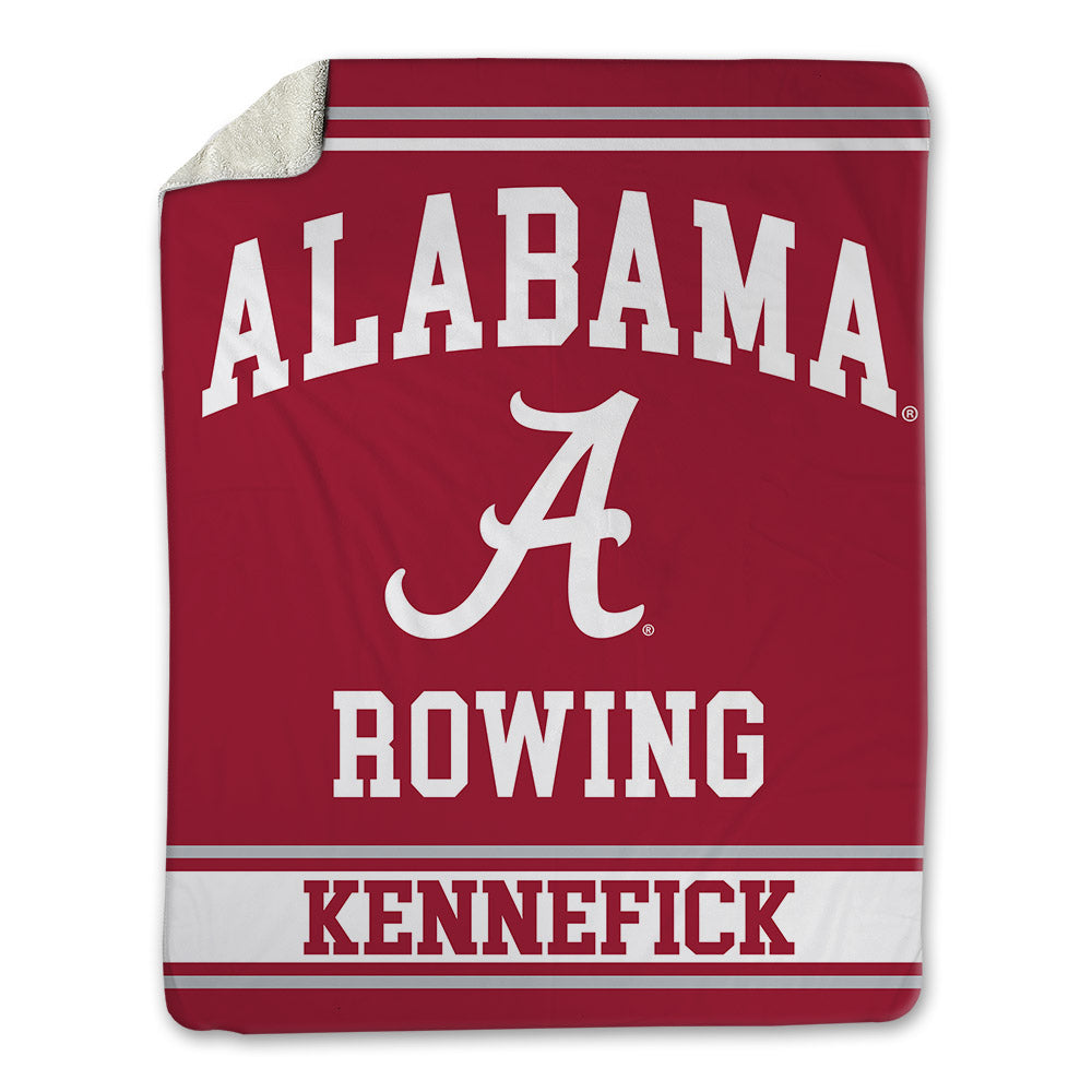 Alabama - NCAA Women's Rowing : Kathryn Kennefick - Blanket-0