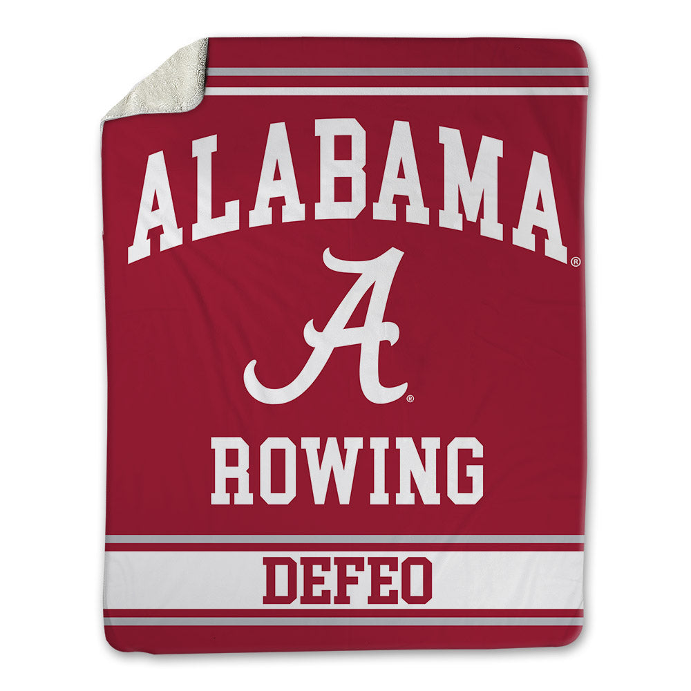 Alabama - NCAA Women's Rowing : Zoe DeFeo - Blanket-0