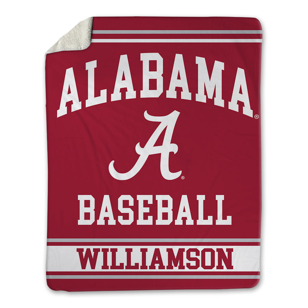 Alabama - NCAA Baseball : Jojo Williamson - Blanket-0