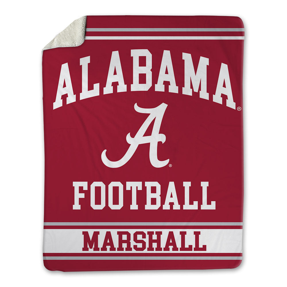 Alabama - Football Alumni : Trezmen Marshall - Blanket-0
