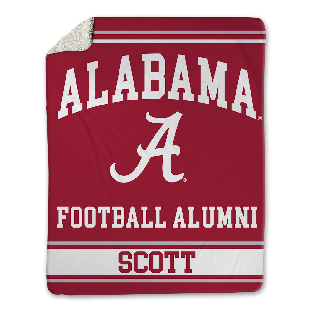 Alabama - Football Alumni : BJ Scott - Blanket-0