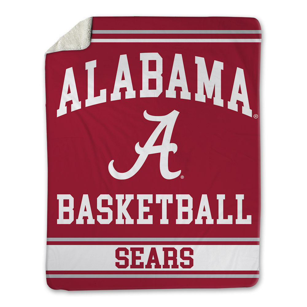 Alabama - NCAA Men's Basketball : Mark Sears - Blanket-0