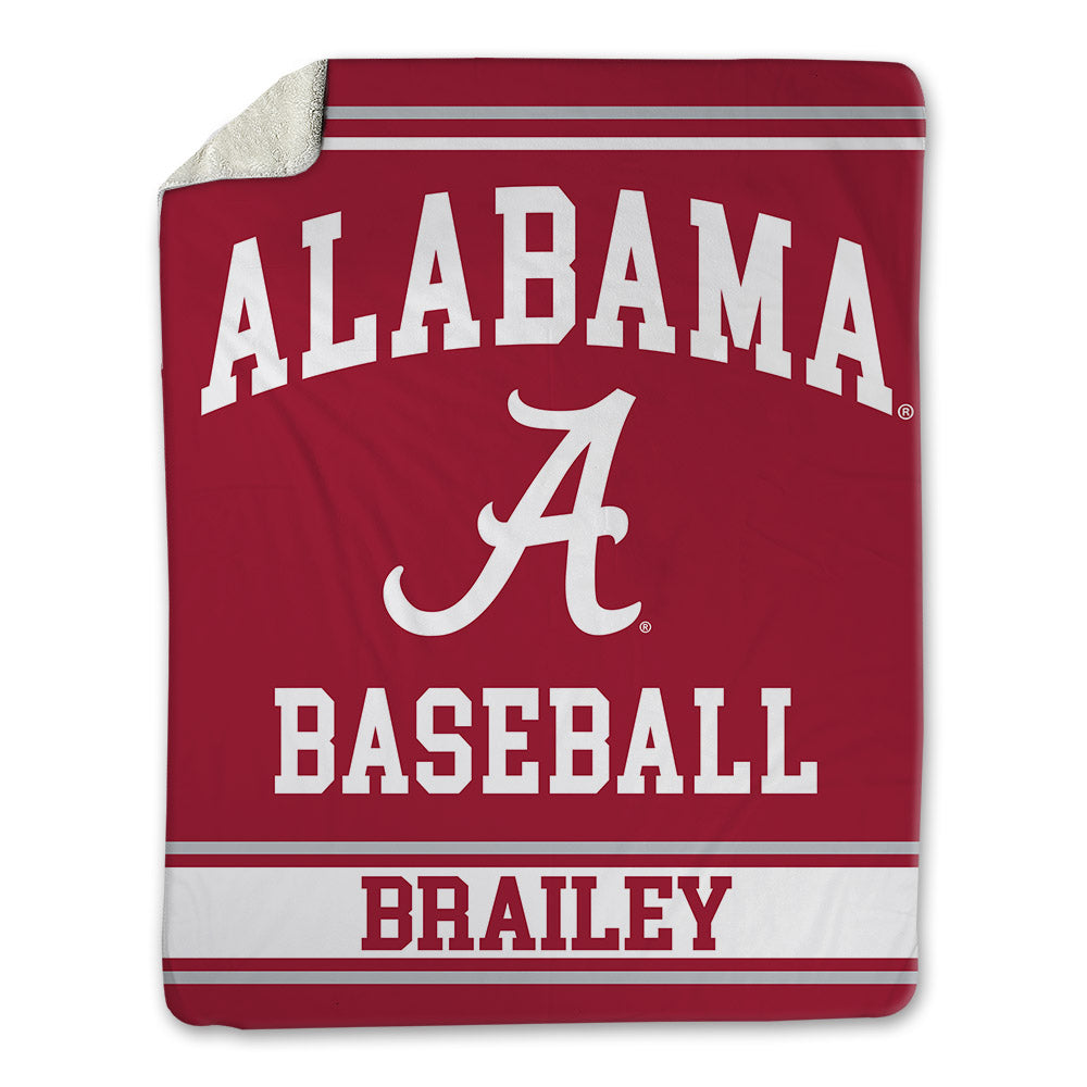 Alabama - NCAA Baseball : Beau Brailey - Blanket-0