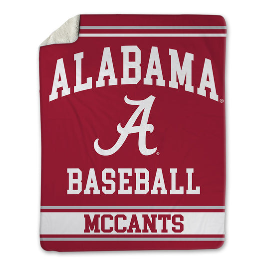 Alabama - NCAA Baseball : TJ McCants - Blanket-0