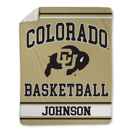 Colorado - NCAA Men's Basketball : Isaiah Johnson - Blanket-0