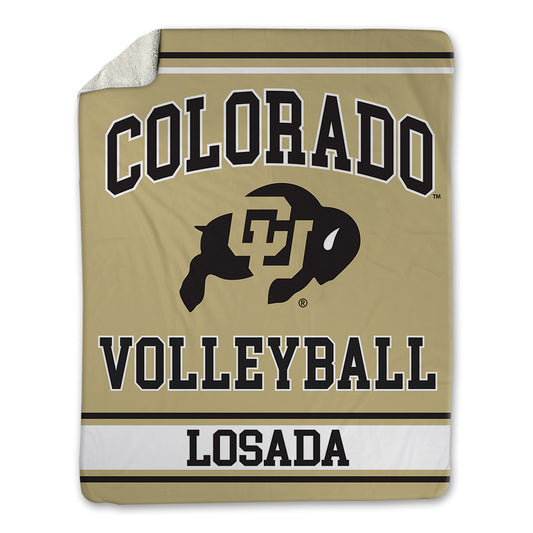 Colorado - NCAA Women's Volleyball : Ines Losada - Blanket-0