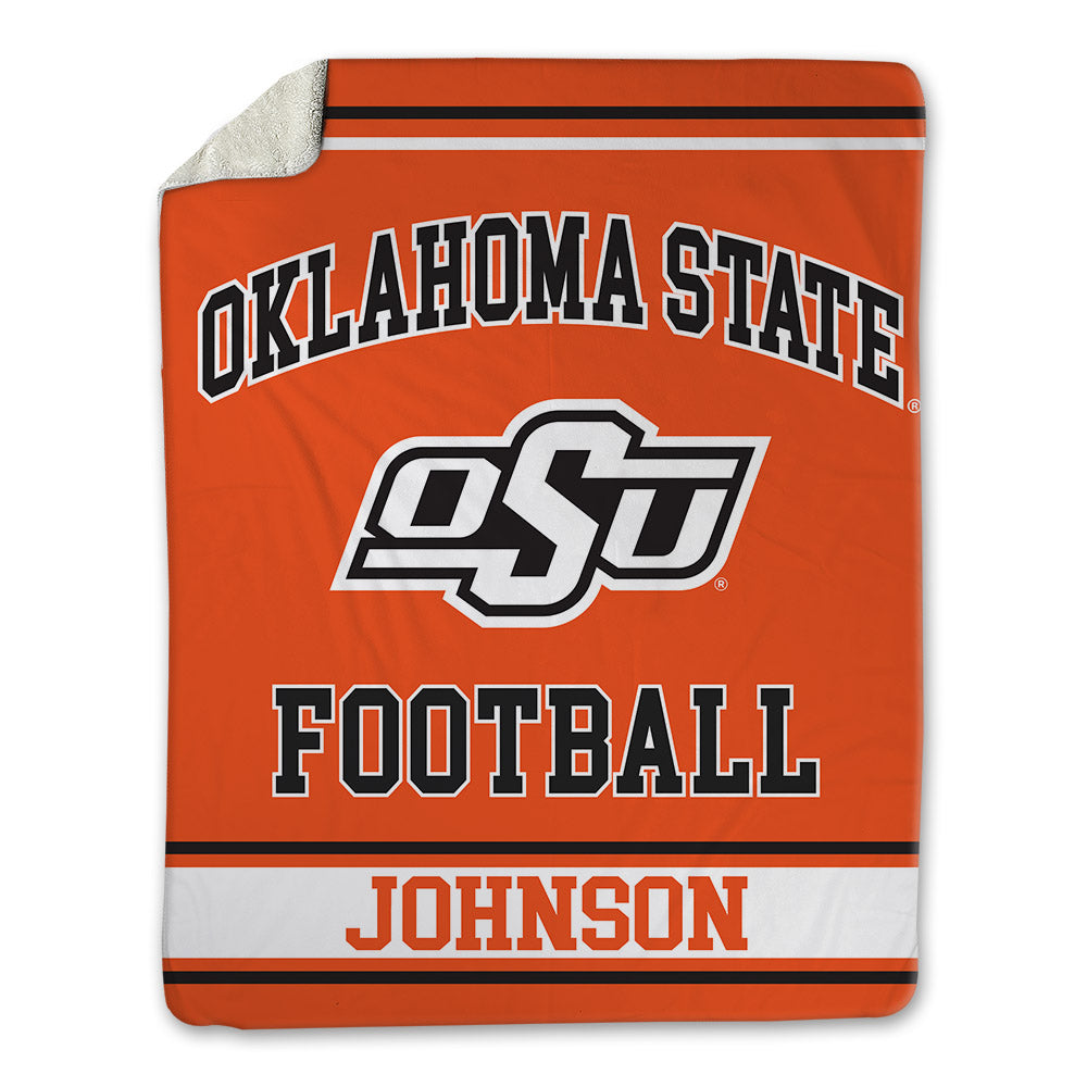 Oklahoma State - NCAA Football : Jaleel Johnson - Blanket-0