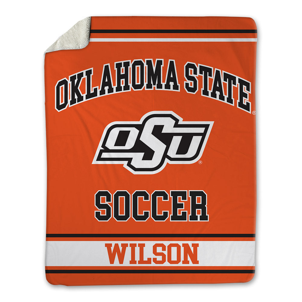 Oklahoma State - NCAA Women's Soccer : Kynlie Wilson - Blanket-0