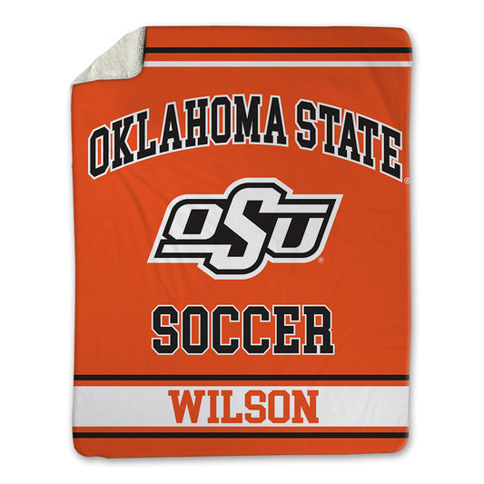 Oklahoma State - NCAA Women's Soccer : Kynlie Wilson - Blanket-0