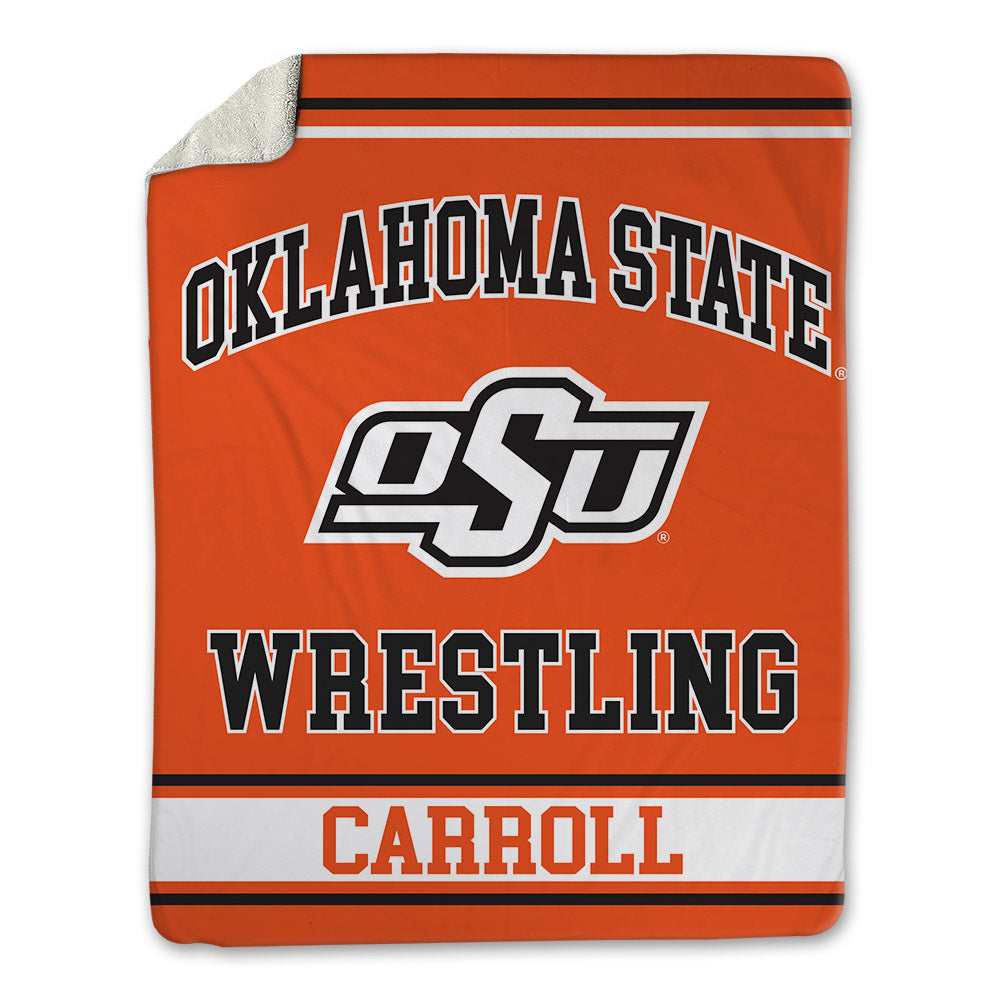 Oklahoma State - NCAA Wrestling : Christian Carroll - Blanket-0