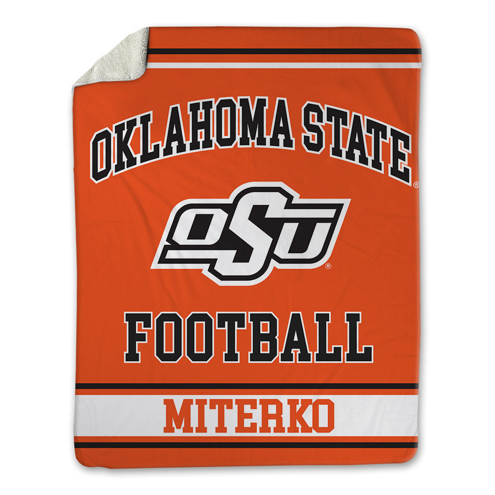 Oklahoma State - NCAA Football : Taylor Miterko - Blanket-0