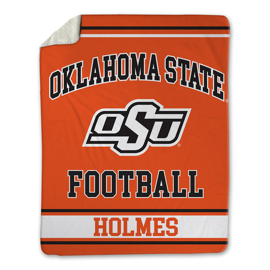 Oklahoma State - NCAA Football : Wyatt Holmes - Blanket-0