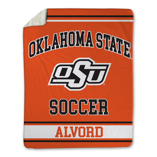 Oklahoma State - NCAA Women's Soccer : Emma Alvord - Blanket-0
