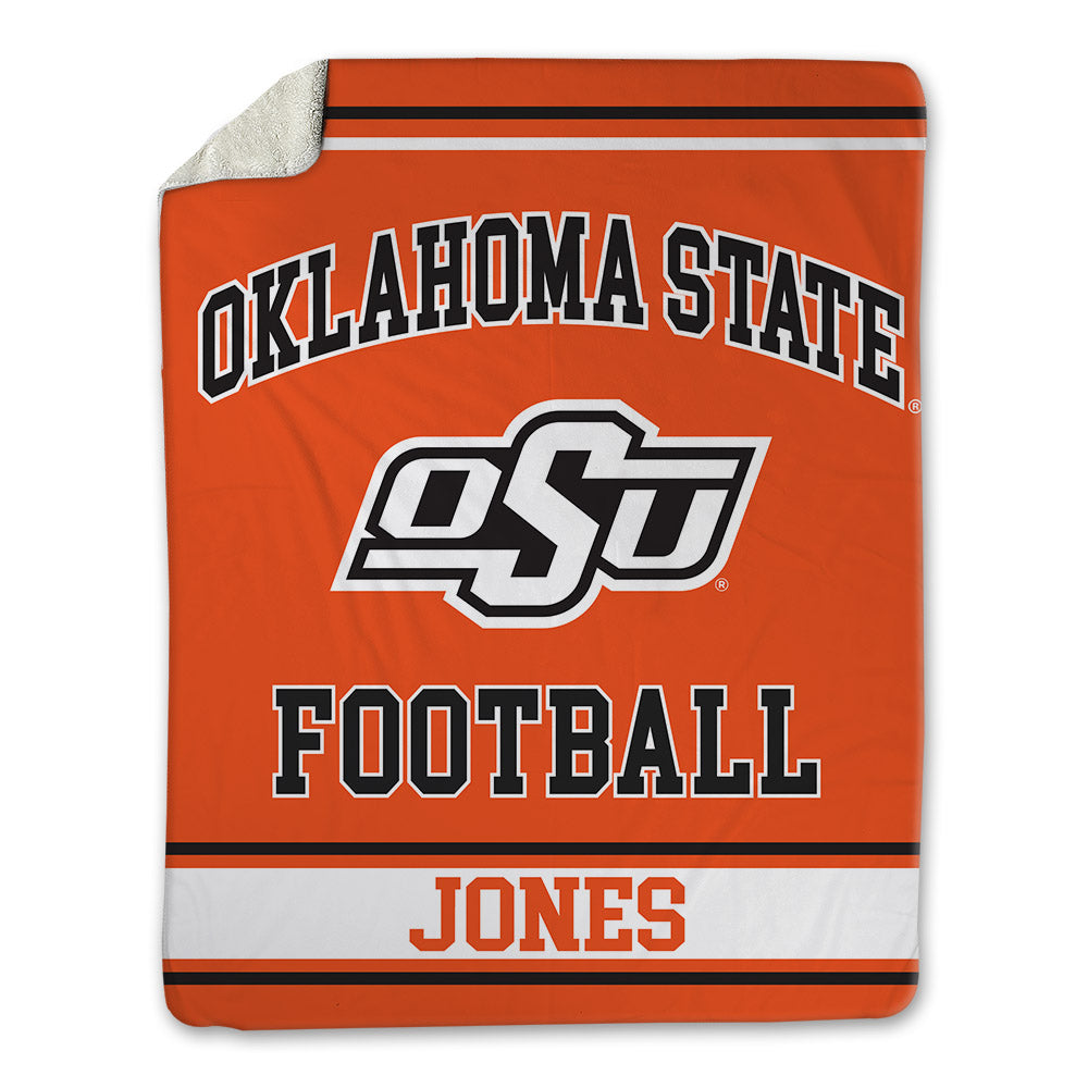 Oklahoma State - NCAA Football : Kaden Jones - Blanket-0