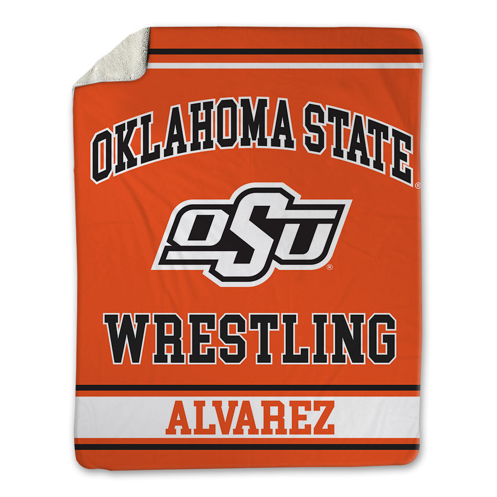 Oklahoma State - NCAA Wrestling : Samuel Alvarez - Blanket-0