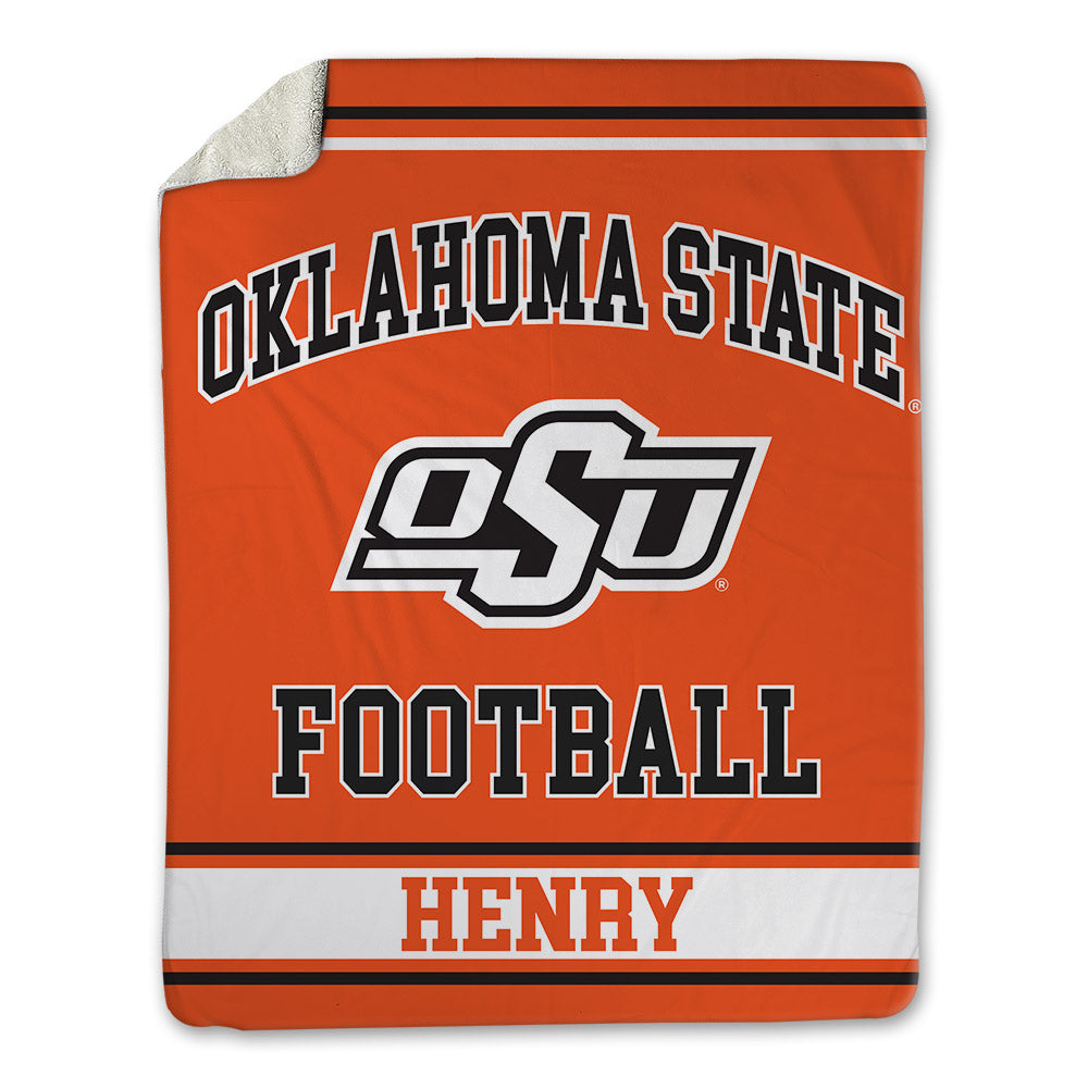 Oklahoma State - NCAA Football : Jarrett Henry - Blanket-0