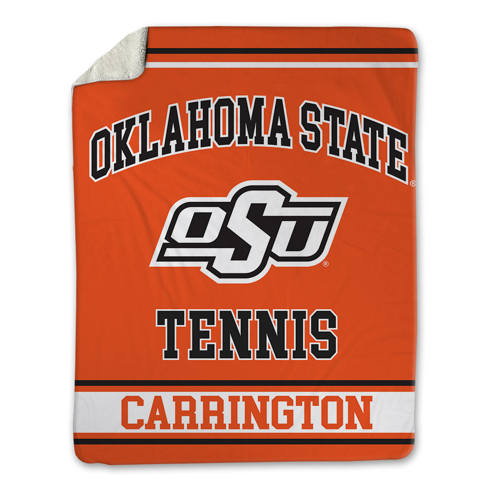 Oklahoma State - NCAA Women's Tennis : Safiya Carrington - Blanket-0