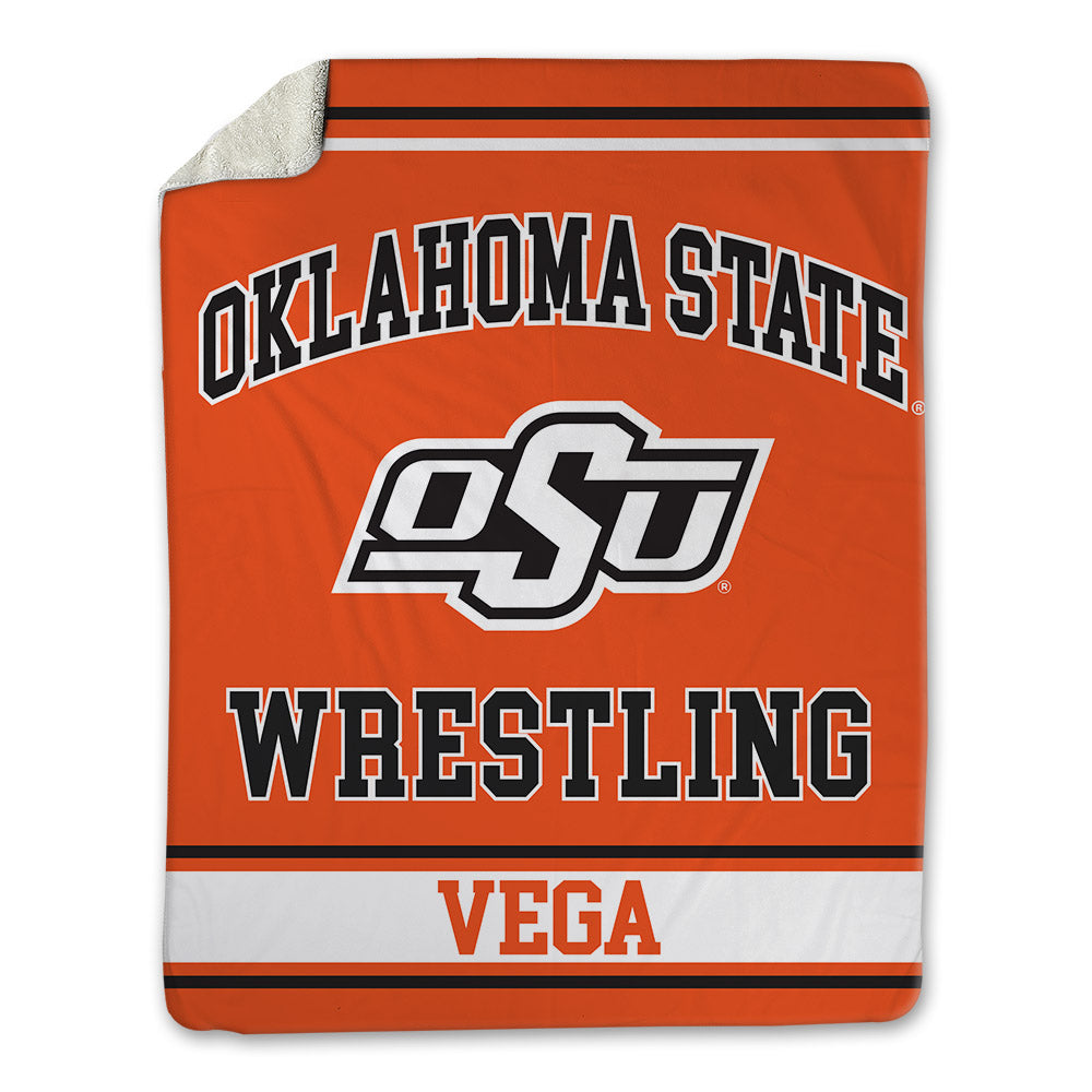 Oklahoma State - NCAA Wrestling : Sergio Vega - Blanket-0