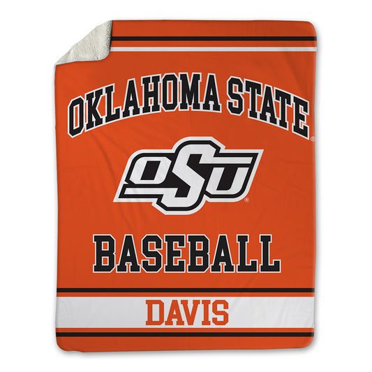 Oklahoma State - NCAA Baseball : Gabe Davis - Blanket-0