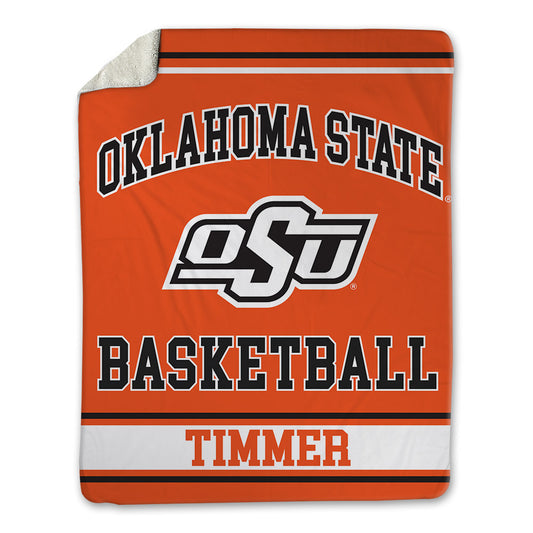 Oklahoma State - NCAA Women's Basketball : Haleigh Timmer - Blanket-0