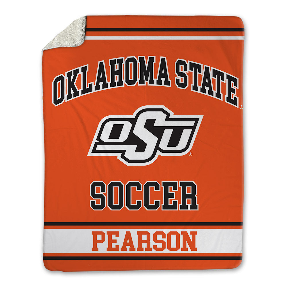 Oklahoma State - NCAA Women's Soccer : Peyton Pearson - Blanket-0