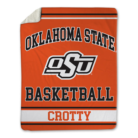 Oklahoma State - NCAA Men's Basketball : Ryan Crotty - Blanket-0