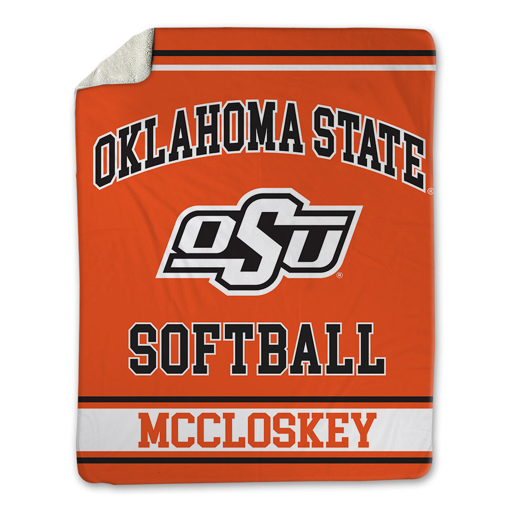 Oklahoma State - NCAA Softball : Elle Mccloskey - Blanket-0