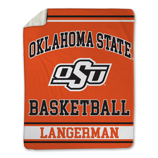 Oklahoma State - NCAA Women's Basketball : Rylee Langerman - Blanket-0