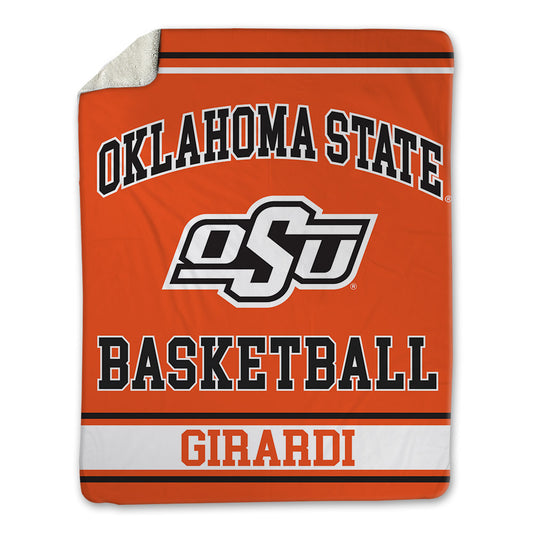Oklahoma State - NCAA Women's Basketball : Lena Girardi - Blanket-0