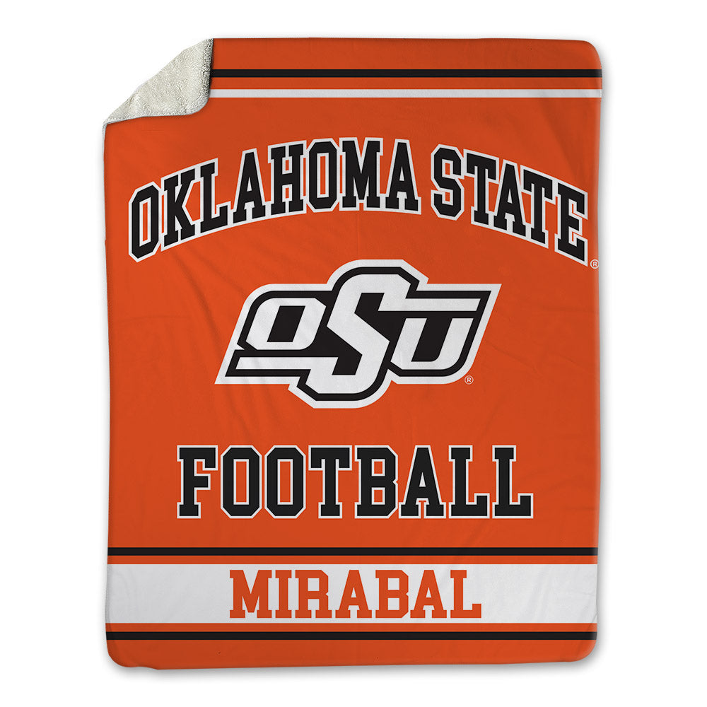 Oklahoma State - NCAA Football : Grant Mirabal - Blanket-0