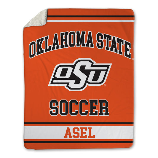 Oklahoma State - NCAA Women's Soccer : Madison Asel - Blanket-0