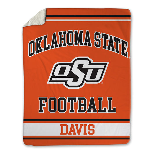 Oklahoma State - NCAA Football : Terrill Davis - Blanket-0