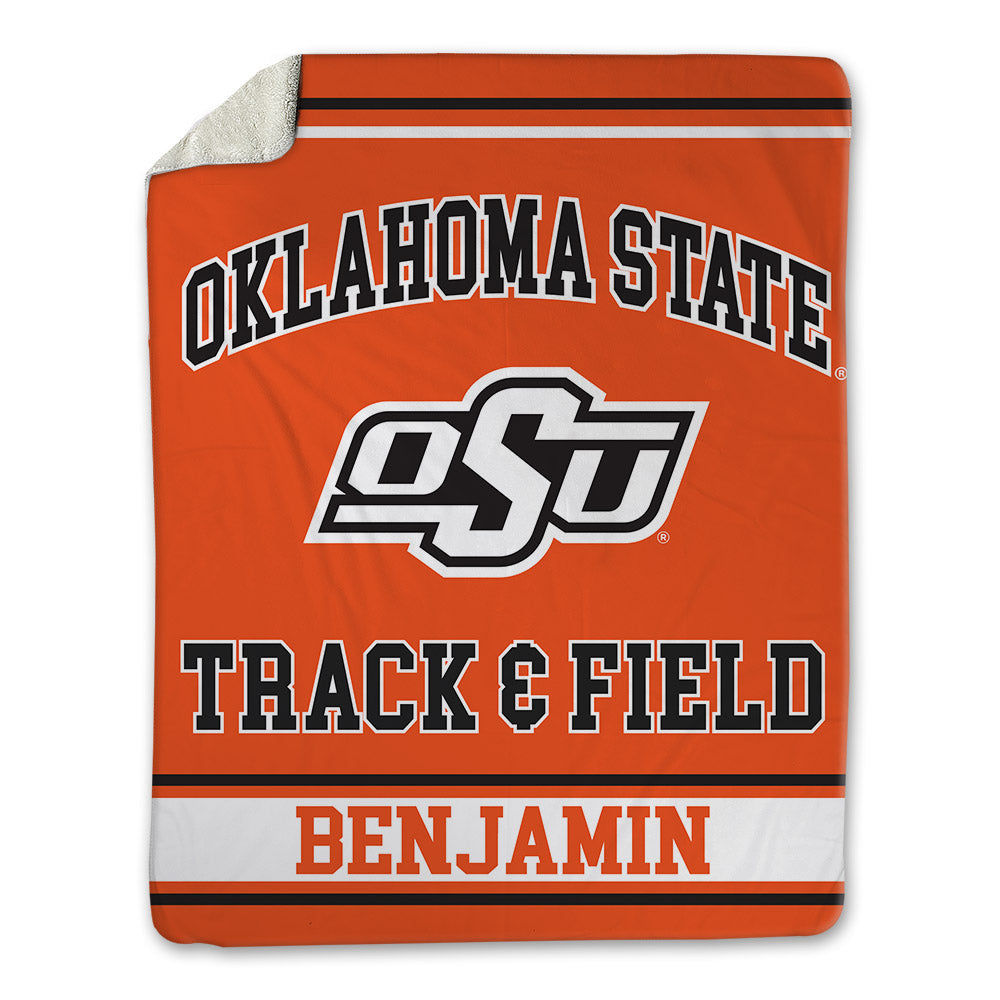 Oklahoma State - NCAA Men's Track & Field : Kade Benjamin - Blanket-0