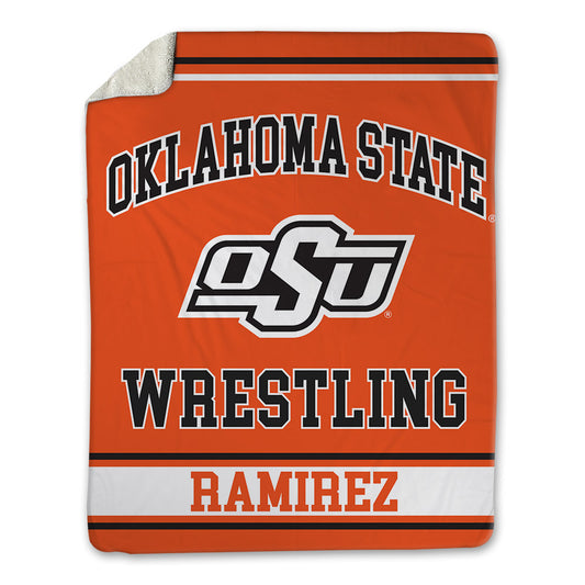 Oklahoma State - NCAA Wrestling : Ronnie Ramirez - Blanket-0