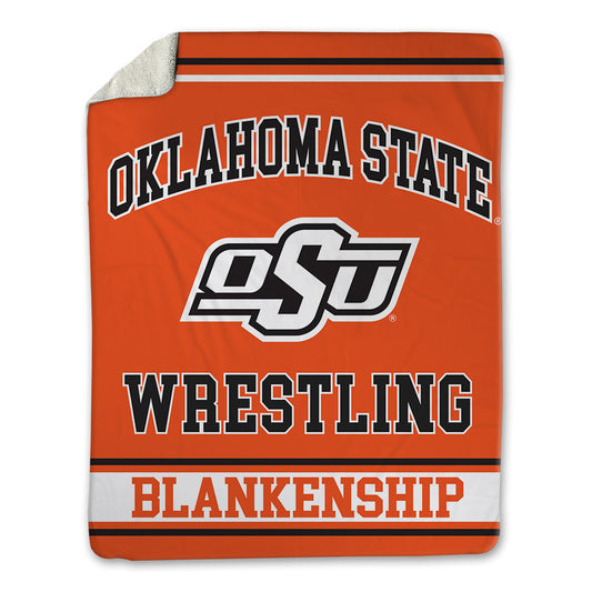 Oklahoma State - NCAA Wrestling : Zach Blankenship - Blanket-0